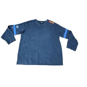 Vintage Nike Florida Gators V-Neck‎ Sweather Mens Size Large Faded Black B28